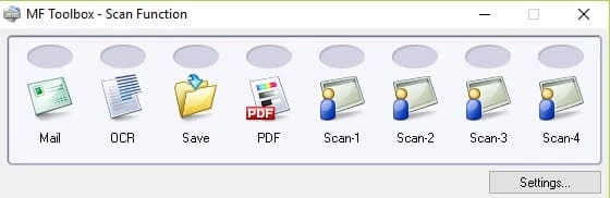 Canon MF Toolbox — screenshot 1